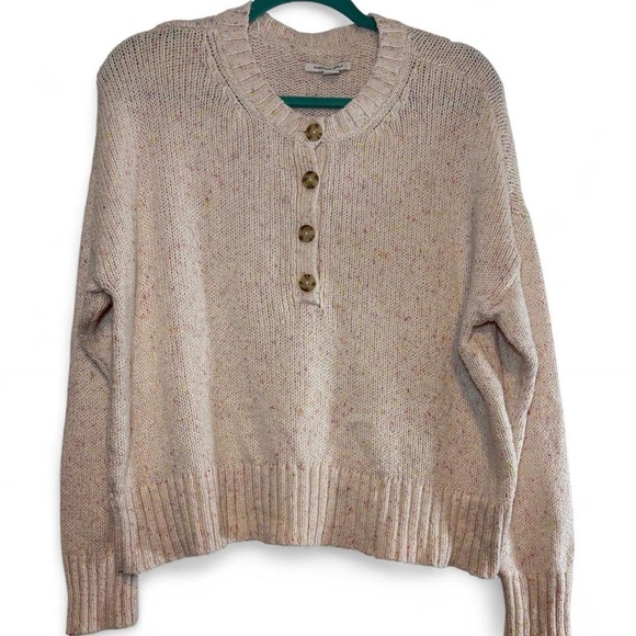 American Eagle Outfitters Sweaters - American Eagle Outfitters Pale Pink Sweater with Speckled Effect